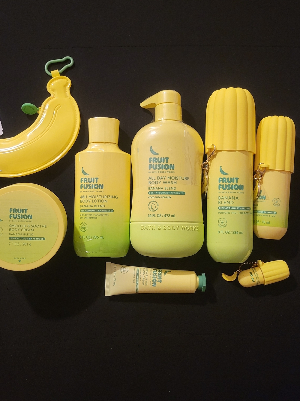 Bath & Body Works Fruit Fusion Banana Blend Set